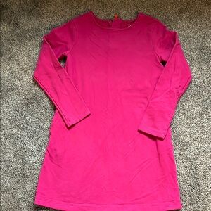 Vibrant Pink Long Sleeve Dress